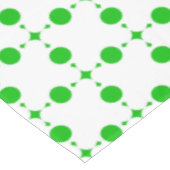 Nappe Pois verts, Motif à points Polka, points, pointill (Angle)