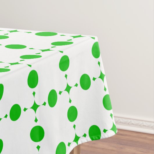 Nappe Pois verts, Motif à points Polka, points, pointill (In Situ)