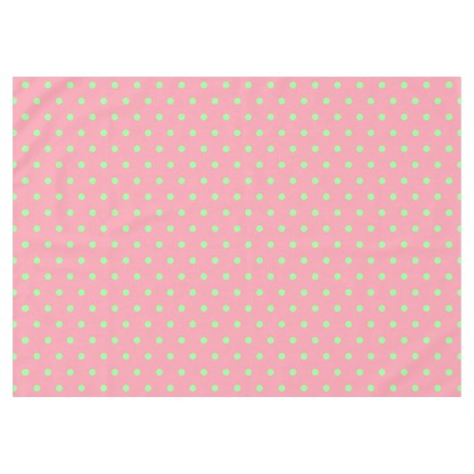 Nappe Pois verts roses (Devant (Horizontal))