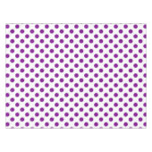 Nappe Pois violets et blancs (Devant (Horizontal))