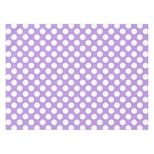 Nappe Pois violets, Motif à points Polka, points, pointi (Devant (Horizontal))