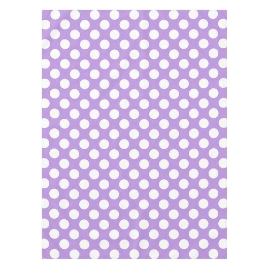 Nappe Pois violets, Motif à points Polka, points, pointi (Devant)