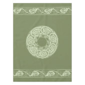 Nappe Poisson à nouer celtique en vert (Devant)