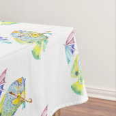 Nappe Poisson Ange Avec Parapluie (In Situ)