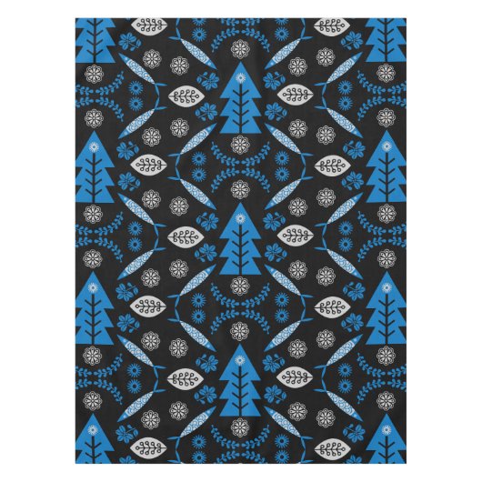 Nappe Poisson d'art populaire nordique (Devant)