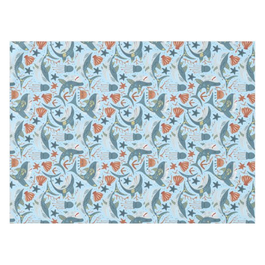 Nappe Poisson étoilée de requin sous l'océan (Devant (Horizontal))