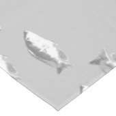 Nappe Poisson gris monochrome (Angle)