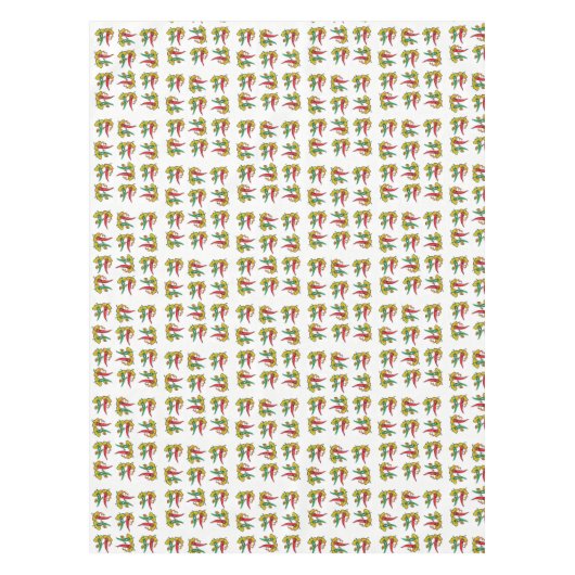 Nappe Poivrons rouges verts chauds (Devant)