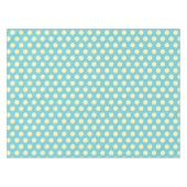 Nappe Polka jaune point sur bleu modifiable) Arrière - p (Devant (Horizontal))