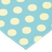 Nappe Polka jaune point sur bleu modifiable) Arrière - p (Angle)