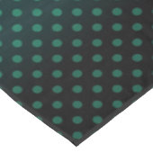 Nappe Polka point dégradé vert noir couleurs foncé (Angle)