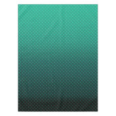 Nappe Polka point dégradé vert noir couleurs foncé (Devant)