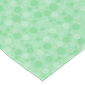 Nappe Polka point vert tons rétro années 60 (Angle)