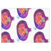 Nappe Pomme de grenade Rosh Hashana tissu de table (Devant (Horizontal))