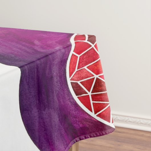 Nappe Pomme de grenade Rosh Hashana tissu de table (In Situ)