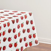 Nappe Pommes rouges en blanc (In Situ)
