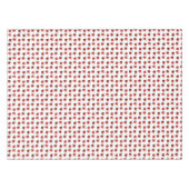Nappe Pommes rouges sur fond blanc (Devant (Horizontal))