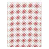 Nappe Pommes rouges sur fond blanc (Devant)