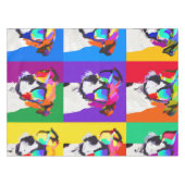 Nappe Pop Art Jack Russell Terriers (Devant (Horizontal))