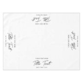 Nappe Pop Up Shop Table Runner Bannière Script moderne (Devant (Horizontal))