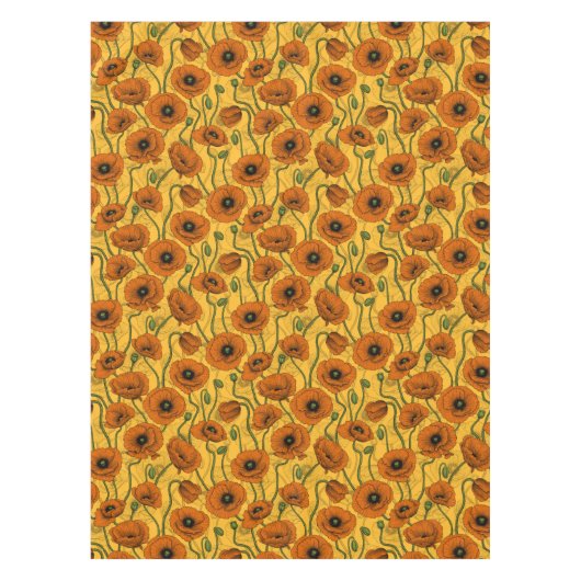 Nappe Poppies orange (Devant)