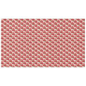 Nappe Poppies orientales rouges et noires Motif en blanc (Devant (Horizontal))