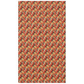 Nappe Poppies rouges Art déco (Devant)