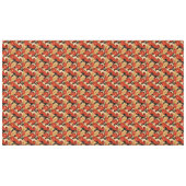 Nappe Poppies rouges Art déco (Devant (Horizontal))