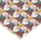 Nappe Porcs avec le motif de casquettes (Angle)