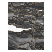 Nappe Porte de parties scintillant noir et or (Devant)