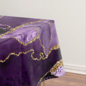 Nappe Porte de parties scintillant violet et or (In Situ)