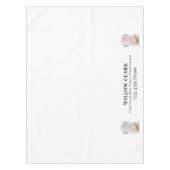 Nappe Porte en Aquarelle rose Spaniel Immobilier Affaire (Devant)