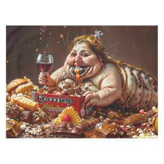 Nappe Portrait coloré "Queen of Gluttonous Decay"