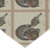 Nappe Portrait en bronze standard de dindes (Angle)