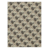 Nappe Portrait en bronze standard de dindes (Devant)