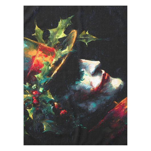 Nappe Portrait Festif Joker de Noël (Devant)