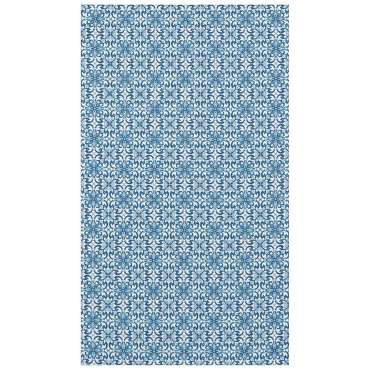 Nappe Portugais Azulejo Fleur De Lis (Devant)