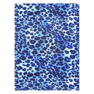 Nappe Poster de animal bleu abstrait de guépard de