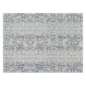Nappe Poster de animal de peau de serpent gris et bleu (Devant (Horizontal))