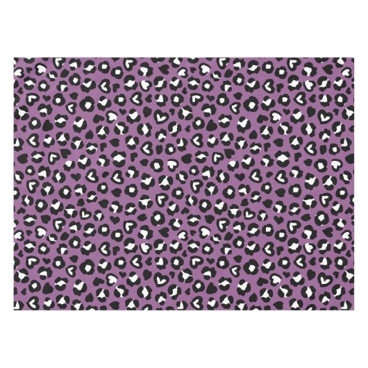 Nappe Poster de animal, Léopard Violet, Spots De Cheetah (Devant (Horizontal))