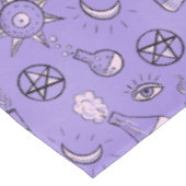 Nappe Potions de sorcière Alchimie violette Motif Hallow (Angle)