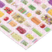 Nappe Pots de canne à nourriture - Rose (Angle)