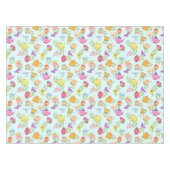 Nappe Pots de thé et tasses bleu (Devant (Horizontal))