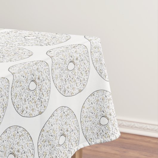 Nappe Poudre de sucre beigne de beignet Petit déjeuner (In Situ)