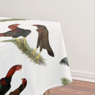 Nappe Poules Aseel Black Red