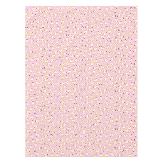 Nappe Poulet fête d'anniversaire rose (Devant)