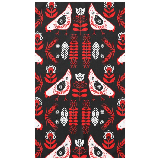 Nappe Poulet Hen Folk Art (Devant)