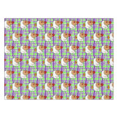 Nappe Poulet violet violet vert Plaid (Devant (Horizontal))
