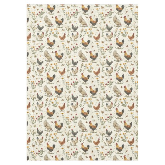 Nappe Poulets d'élevage mignons (Devant)
