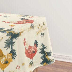 Nappe Poulets d'élevage mignons